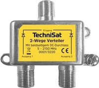 2-Wege-Verteiler, 2 x DC-Durchlass, diodenentkoppelt