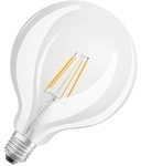 Osram LEDstar+ GlowDim Globe Ø125 Filament 7-60W/827 LED E27 klar 320° 806lm echt Osram LEDstar+ GlowDim Globe Ø125 Filament 7-60W/827 LED E27 klar 320° 806lm echt