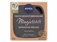 Nivea Magic Bar Exfoliating Active Charcoal 75 g Tiefenreinigende und peelende