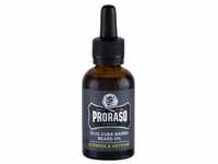 PRORASO Cypress & Vetyver Beard Oil 30 ml Bartshampoo mit dem Duft von Zypresse...