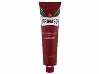PRORASO Red Shaving Soap In A Tube Rasierseife mit Shea Butter 150 ml für...