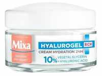 Mixa Hyalurogel Rich Feuchtigkeitscreme für empfindliche trockene Haut 50 ml...