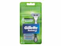 Gillette Sensor3 Sensitive Geschenkset 1 Rasierer + 6 Ersatzklingen für Manner