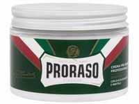 PRORASO Green Pre-Shave Cream Rasierecreme für einfache Rasur mit Menthol und