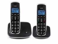 Fysic Dect Telefon Für Senioren Mit Großen Tasten Und 2 Mobilteilen Fx-6020