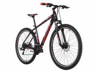 Ks Cycling Mountainbike Hardtail 29" Morzine Schwarz-Rot (Größe: 48 Cm)
