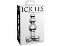 Icicles No.47 kugeliger Glas-Analplug
