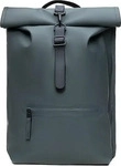 Rains 13320-153-OS, Rains - Rolltop Rucksack W3 17 - Daypack blau/grau