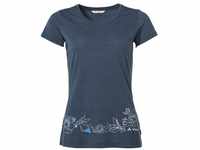 Vaude - Women's Skomer Print T-Shirt II - Funktionsshirt Gr 34 blau 426261600340