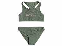 Roxy - Kid's Basic Active Crop Top Set - Bikini Gr 10 Years oliv ERGX203544-GZC0