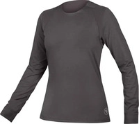 Endura R-E6221GRY/GRYS, Endura - Women's Singletrack Trikot L/S - Radtrikot Gr S grau