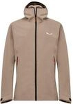 Salewa - Puez GTX 3L Epe Jacket - Regenjacke Gr 46 beige/braun