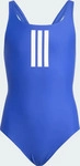 adidas JX5644AETC560, adidas - Kid's 3 Stripes Mid Suit - Badeanzug Gr 164 blau