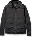 Rab QFG-78-EBN-LRG, Rab - Ryvoan Hoody - Fleecejacke Gr L schwarz/grau