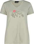 CMP 31T8466F406, CMP - Women's T-Shirt V-Neck - Funktionsshirt Gr 46 grau/beige
