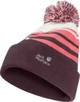Jack Wolfskin A65252_I0116_A08, Jack Wolfskin - Kid's Stripy Pompom Beanie -...