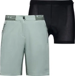 CMP 35C6096F406, CMP - Women's Free Bike Stretch Bermuda + Mesh Underwear - Radhose