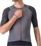 Castelli 4526008021XXL, Castelli - Aero Race 8S Jersey - Radtrikot Gr XXL grau