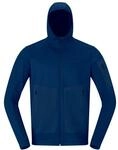 Norr&oslash;na - Falketind Warm2 Stretch Hood - Fleecejacke Gr L blau