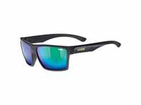 Uvex - LGL 29 Mirror S3 - Sonnenbrille schwarz/grau/türkis/blau S5309472215