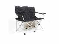 Basic Nature - Travelchair Love Seat Faltsofa - Campingstuhl grau/weiß 585000