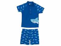 Playshoes - Kid's UV-Schutz Bade-Set Hai - Badehose Gr 98/104 blau 4601227
