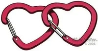 Edelrid 718680002140, Edelrid - Coraz&oacute;n - Materialkarabiner rosa