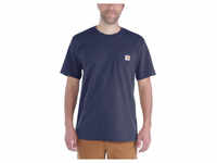 Carhartt - Workw Pocket S/S - T-Shirt Gr L blau 103296-412LREG