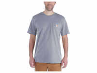 Carhartt - Workw Pocket S/S - T-Shirt Gr L grau 103296-034LREG