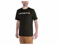 Carhartt - Core Logo S/S - T-Shirt Gr XXL schwarz