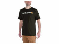 Carhartt - Core Logo S/S - T-Shirt Gr XL grau 103361-HC5XLREG