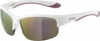 Alpina A8652310, Alpina - Kid's Flexxy Youth HR Mirror Cat 3 - Sonnenbrille wei&szlig;