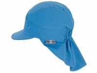 Sterntaler - Kid's Schirmmütze mit Nackenschutz Uni - Cap Gr 49 cm blau 1531430399