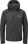 Rab QWG-82-BL-XXL, Rab - Downpour Eco Jacket - Regenjacke Gr XXL grau