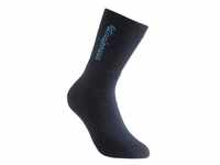 Woolpower - Sport Socks 400 Logo - Wandersocken 40-44 | EU 40-44 blau/schwarz