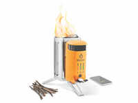 BioLite - CampStove 2+ - Trockenbrennstoffkocher stainless steel /orange CSC0200