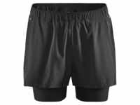 Craft - ADV Essence 2-in-1 Stretch Shorts - Laufshorts Gr XL schwarz/grau