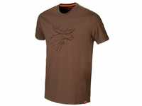 Härkila - Graphic T-Shirt 2-Pack - T-Shirt Gr XXL braun 160104958