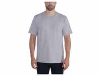 Carhartt - Non-Pocket Short Sleeve - T-Shirt Gr L grau 104264-HGYLREG