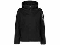 CMP - Women's Light Softshell Jacket Zip Hood - Softshelljacke Gr 42 schwarz