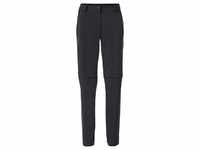 Vaude - Women's Yaras Zip Off Pants - Radhose Gr 44 - Regular schwarz/grau 4268310