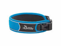 Hunter - Collar Divo - Hundehalsband Gr Halsumfang 35-45 cm - Breite 4,5 cm lightblue