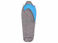 Cocoon - Mountain Wanderer - Kunstfaserschlafsack Gr 205x75/50 cm Zip: Left Grau/Blau