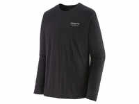 Patagonia - L/S Cap Cool Merino Graphic Shirt - Merinoshirt Gr XL schwarz