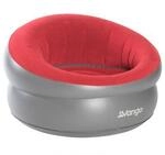 Vango - Inflatable Donut Flocked Chair - Campingstuhl grau/rot Vango - Inflatable Donut Flocked Chair - Campingstuhl grau/rot