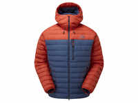 Mountain Equipment - Earthrise Hooded Jacket - Daunenjacke Gr XL rot/blau