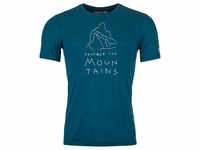 Ortovox - 150 Cool Mountain Protector T-Shirt - Merinoshirt Gr XXL blau...