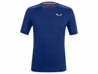 Salewa - Agner Alpine Merino T-Shirt - Merinoshirt Gr 46 blau 00-00000283068620