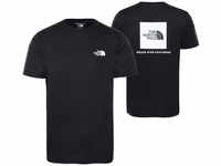 The North Face - Reaxion Red Box Tee - Funktionsshirt Gr S schwarz NF0A4CDWKY41