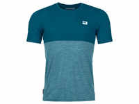 Ortovox - 150 Cool Logo T-Shirt - Merinoshirt Gr L türkis/blau 8406200013